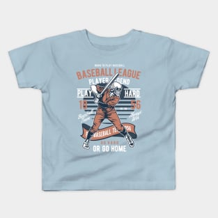 Born to Play Baseball Kids T-Shirt